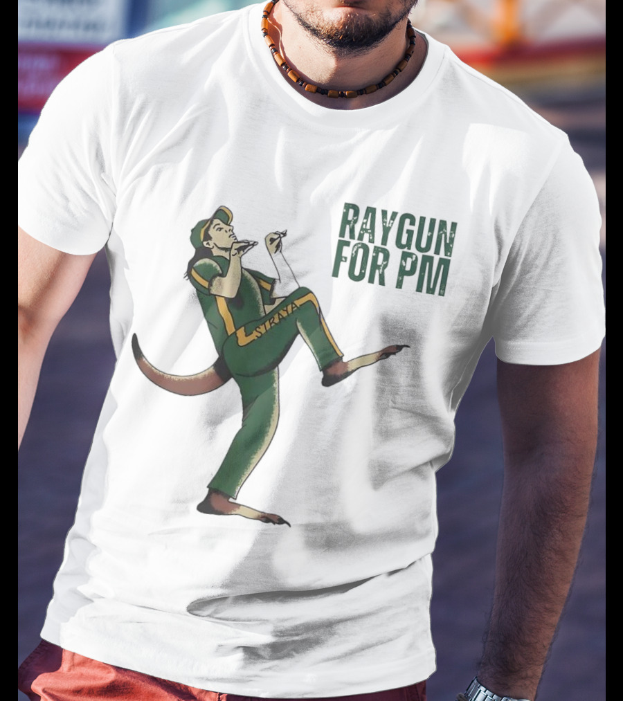 RAYGUN FOR PM Cricketer Playing Instrument T-Shirt
