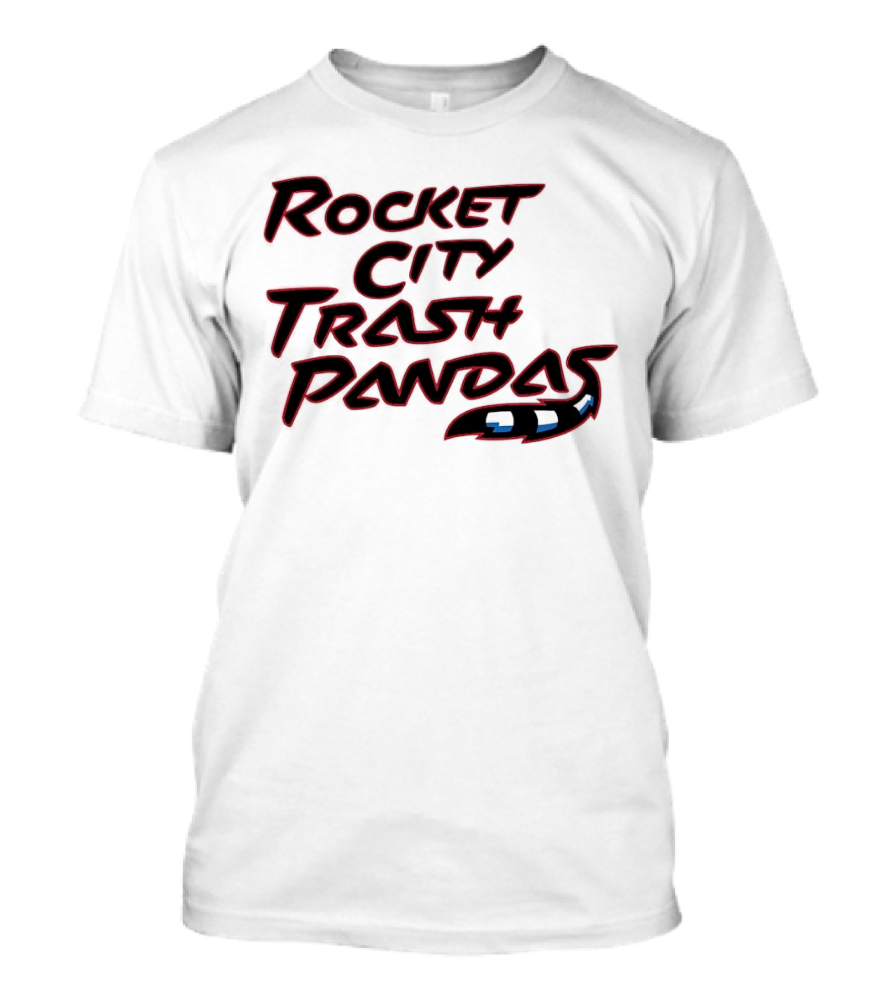 Rocket City Trash Pandas Black Tail T-Shirt