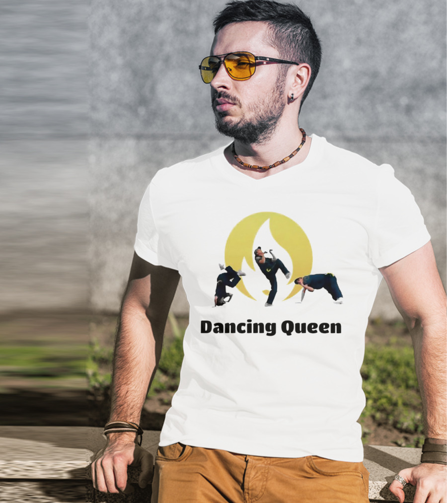Australia Raygun Dancing Queen Breakdancing Moves T-Shirt