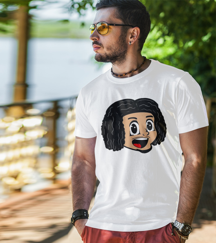 Cookiee Wright Cartoon Face Expression T-Shirt