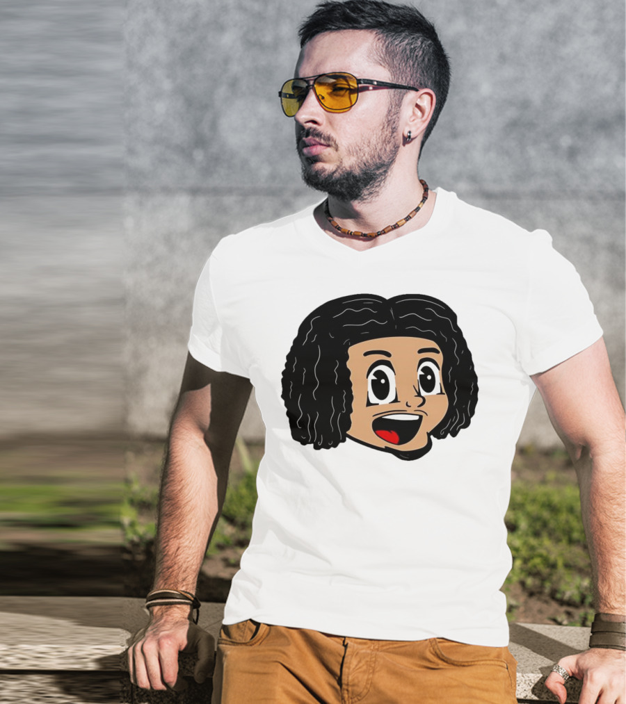 Cookiee Wright Cartoon Face Expression T-Shirt