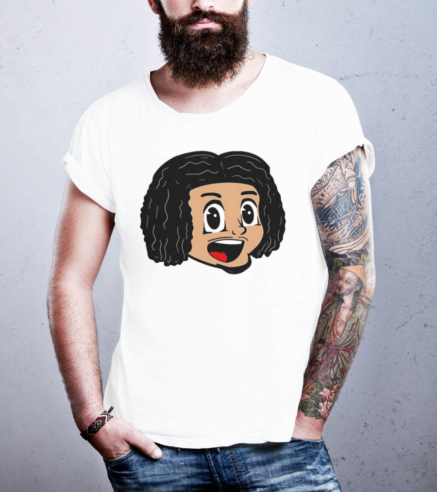 Cookiee Wright Cartoon Face Expression T-Shirt