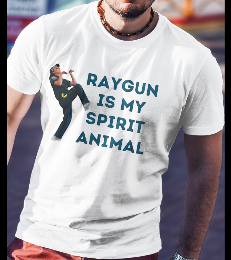 Raygun Is My Spirit Animal Breakdancing T-Shirt