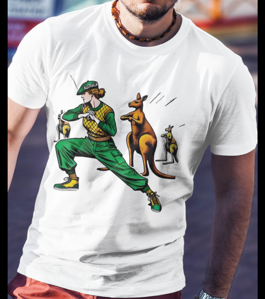Breakdancing With Kangaroo At Olympics T-Shirt