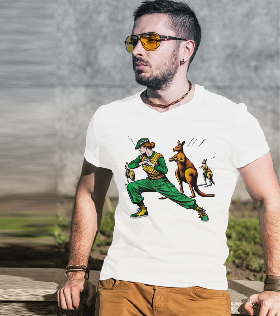 Breakdancing With Kangaroo At Olympics T-Shirt