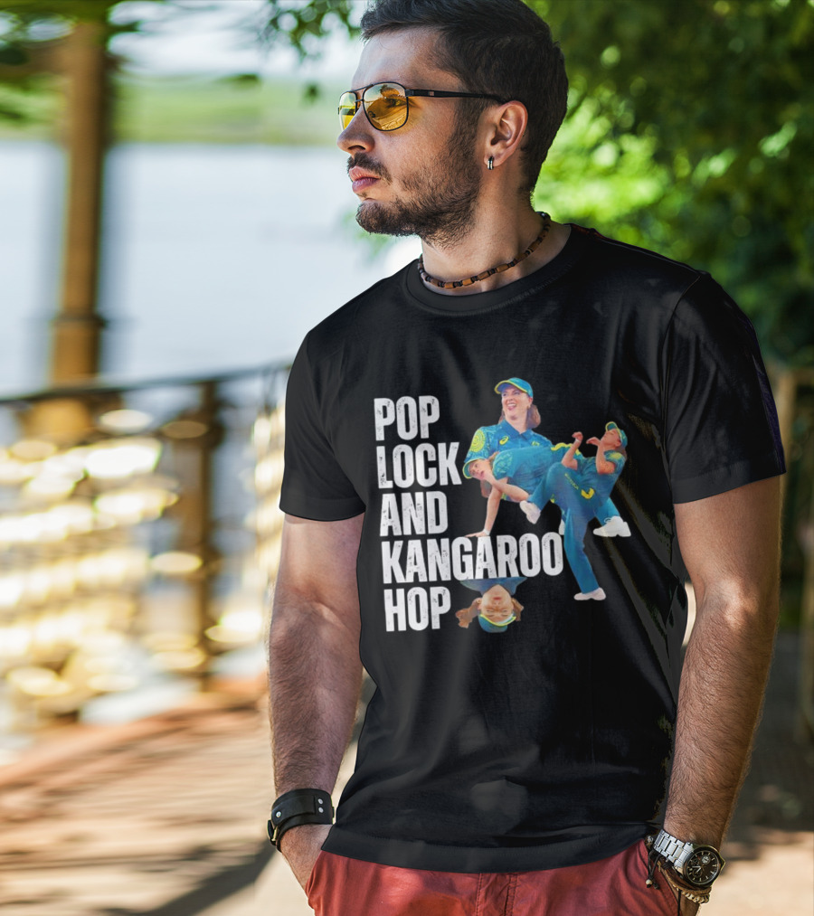 Pop Lock And Kangaroo Hop Raygun Rachael Olympics T-Shirt