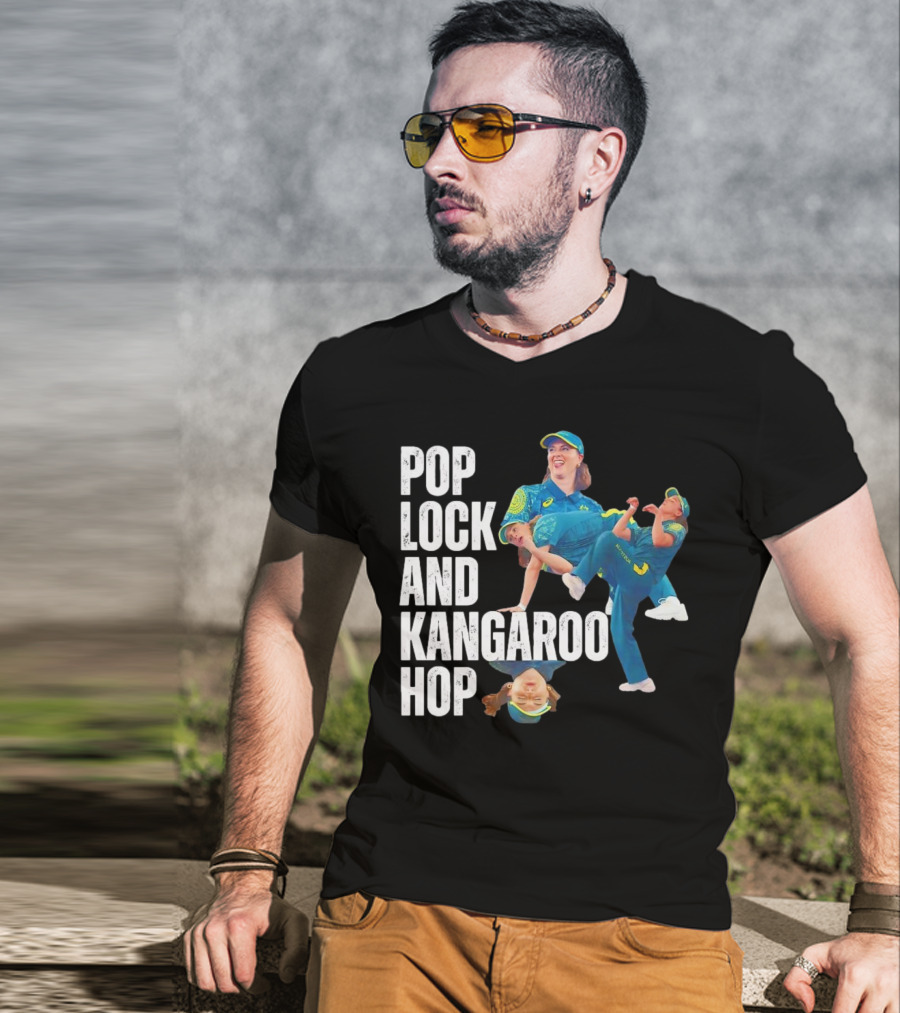 Pop Lock And Kangaroo Hop Raygun Rachael Olympics T-Shirt