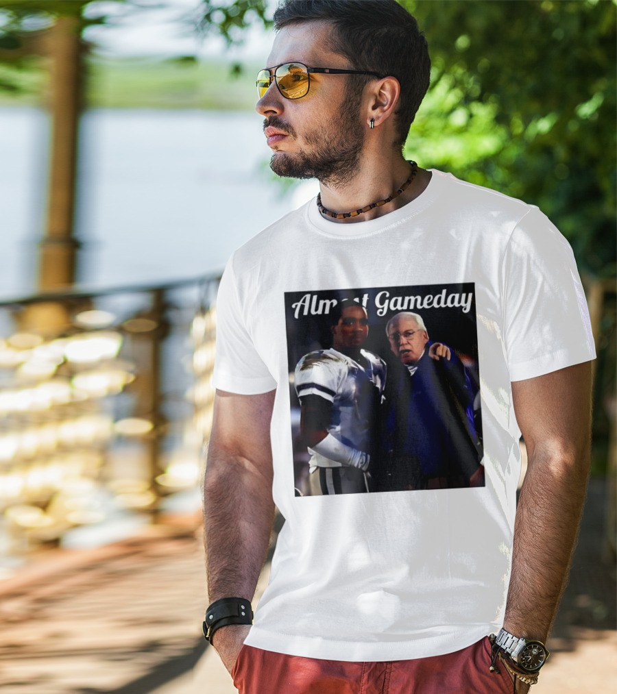 Almost Gameday Bill Snyder Coach K-State Wildcats Player Interaction T-Shirt