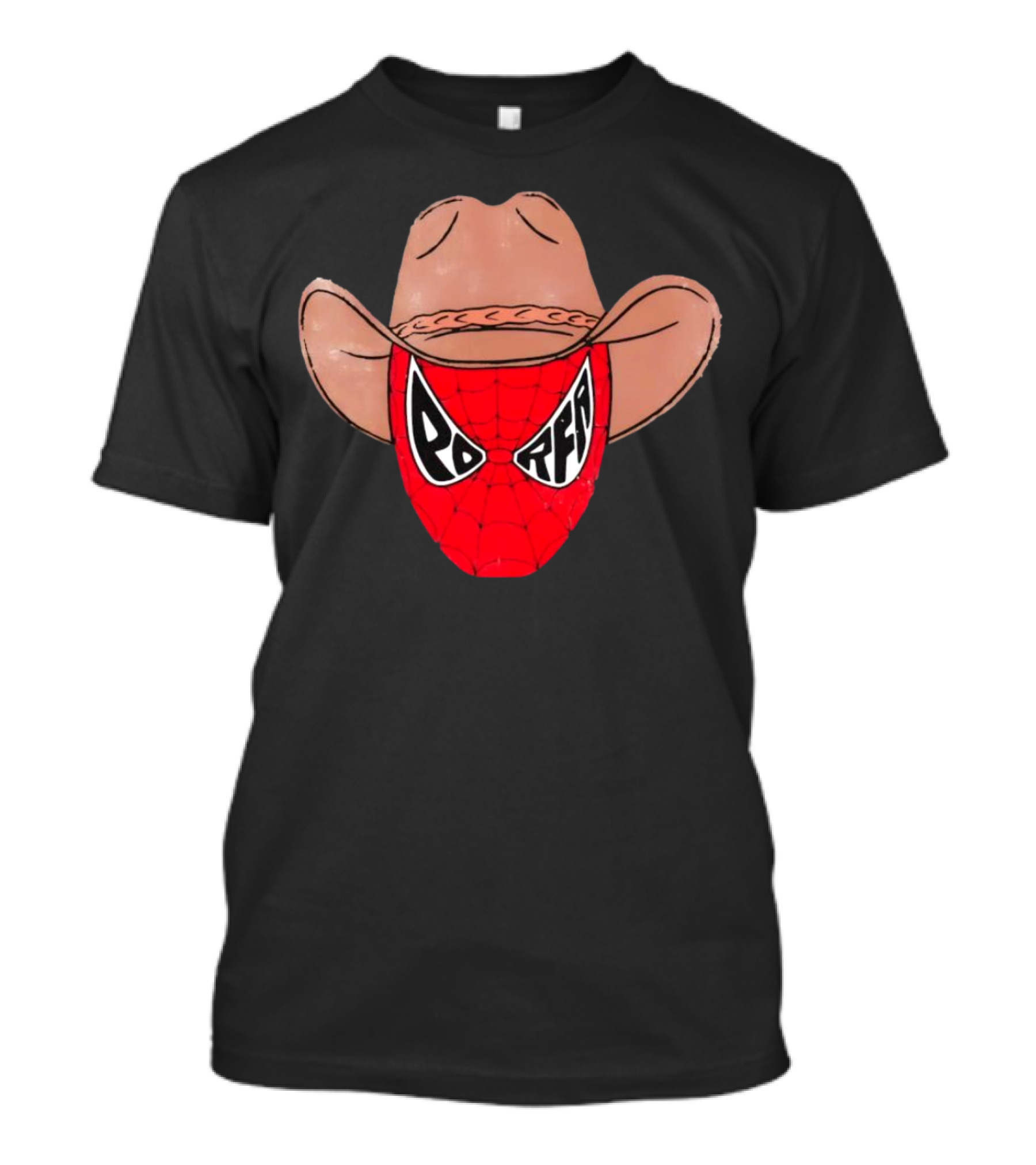 Porfa Porfaman Cowboy Spider Man T-Shirt