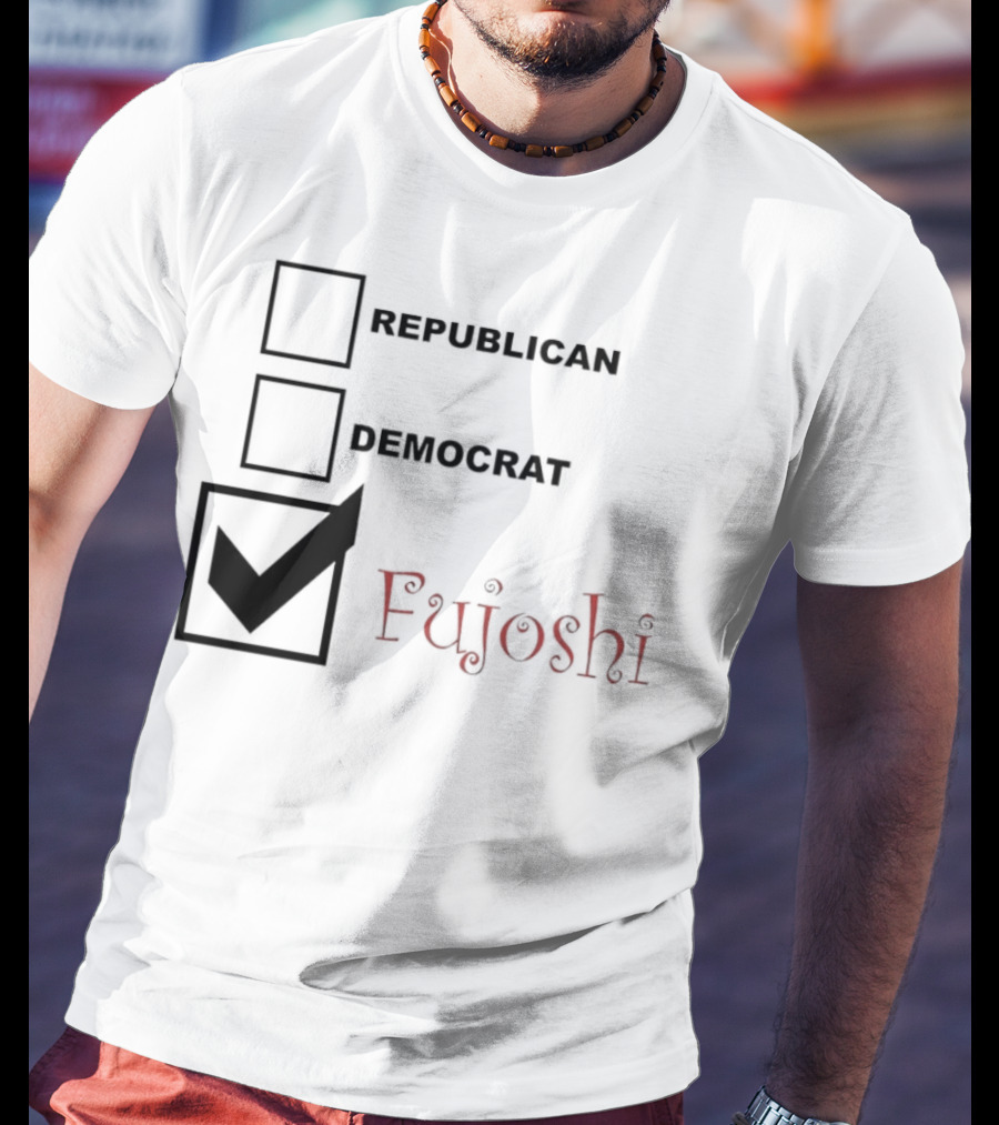 Republican Democrat Fujoshi Anime Fandom Humor T-Shirt