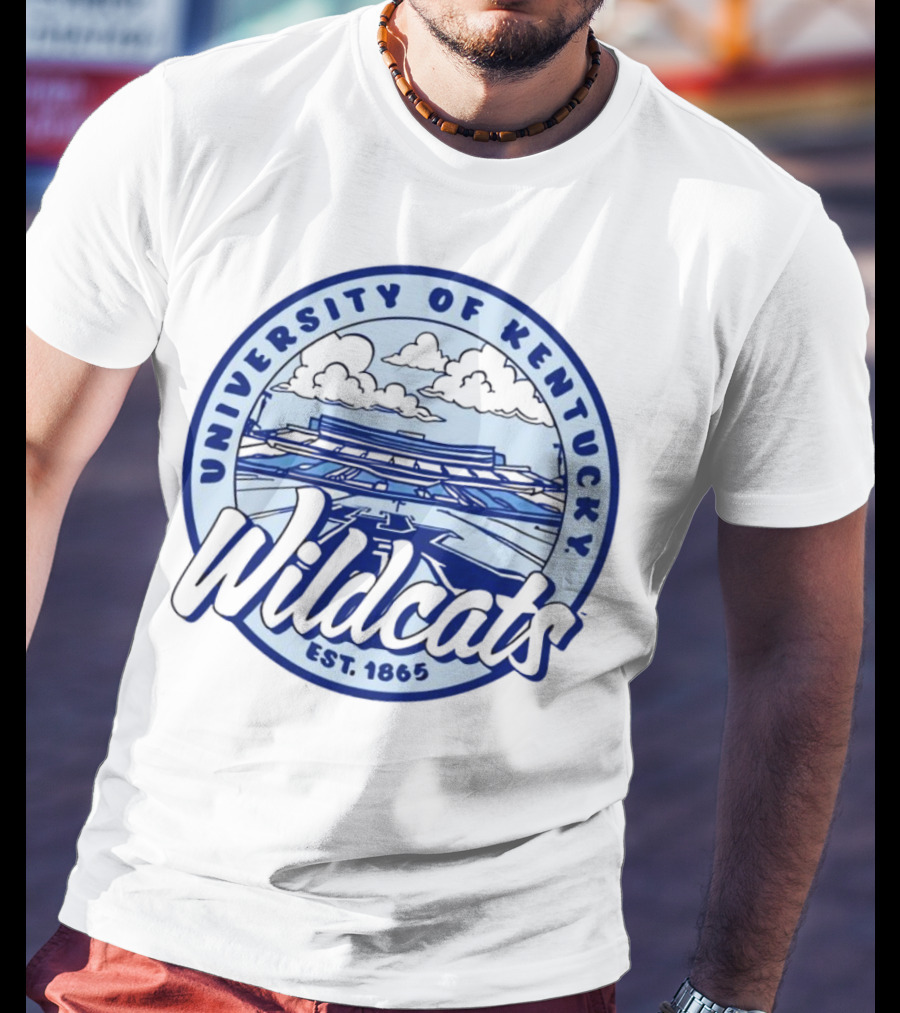 University Of Kentucky Wildcats Stadium Est. 1865 Circle T-Shirt