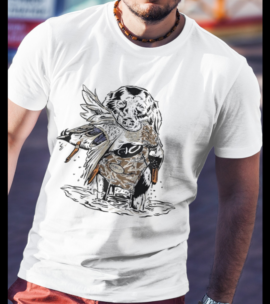 Ole’ Smoke Public Enemy Dog Hunting Duck T-Shirt
