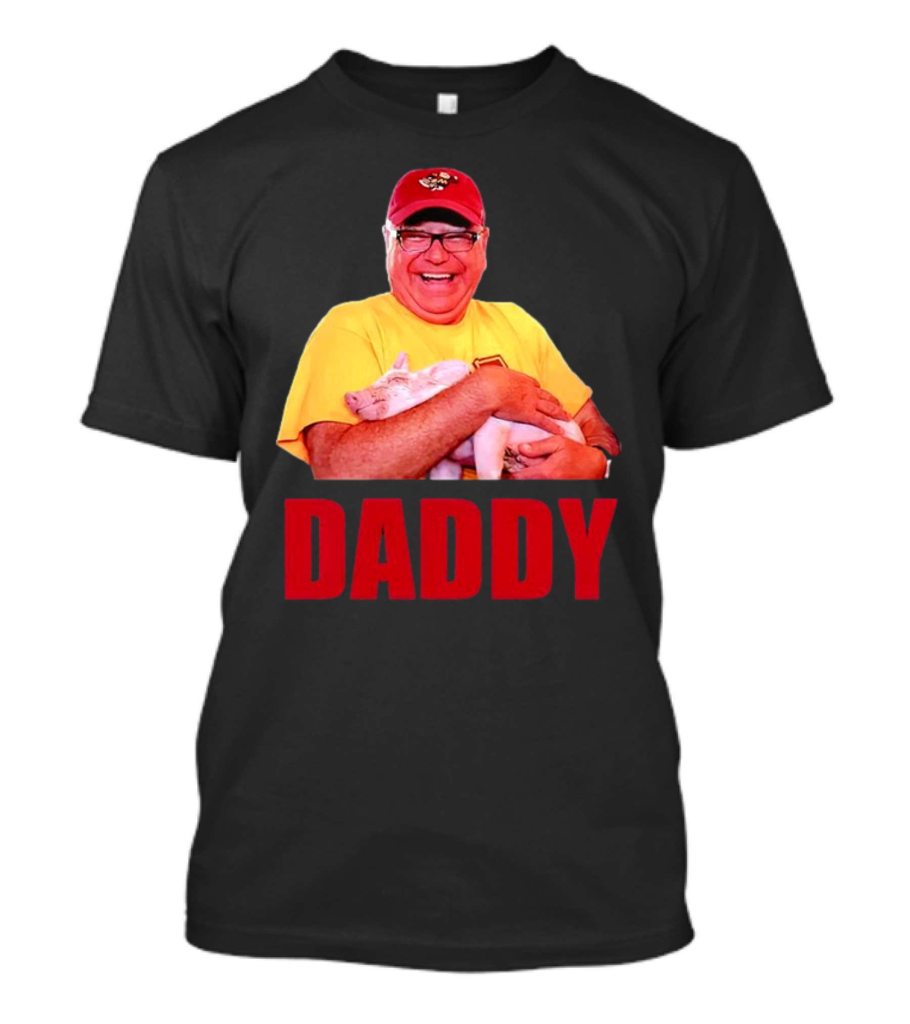 DADDY Hugging Pig Tim Walz Cap T-Shirt