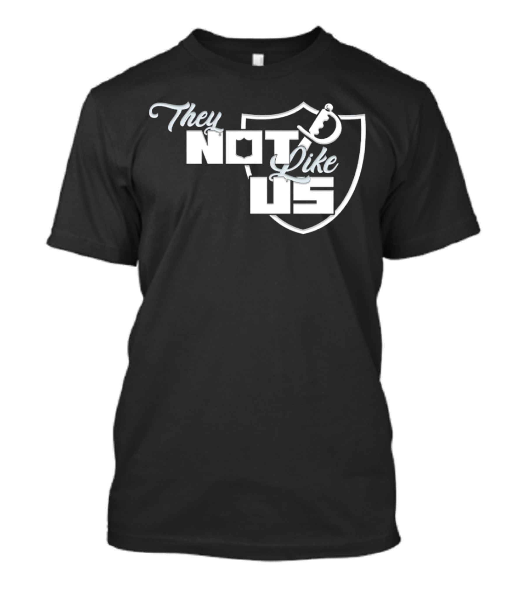 Las Vegas Raiders They Not Like Us Shield T-Shirt