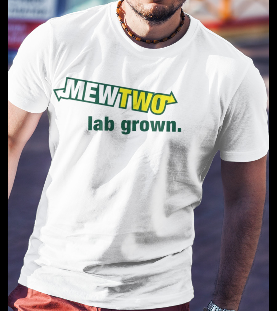 MEWTWO Lab Grown Arrows Text T-Shirt
