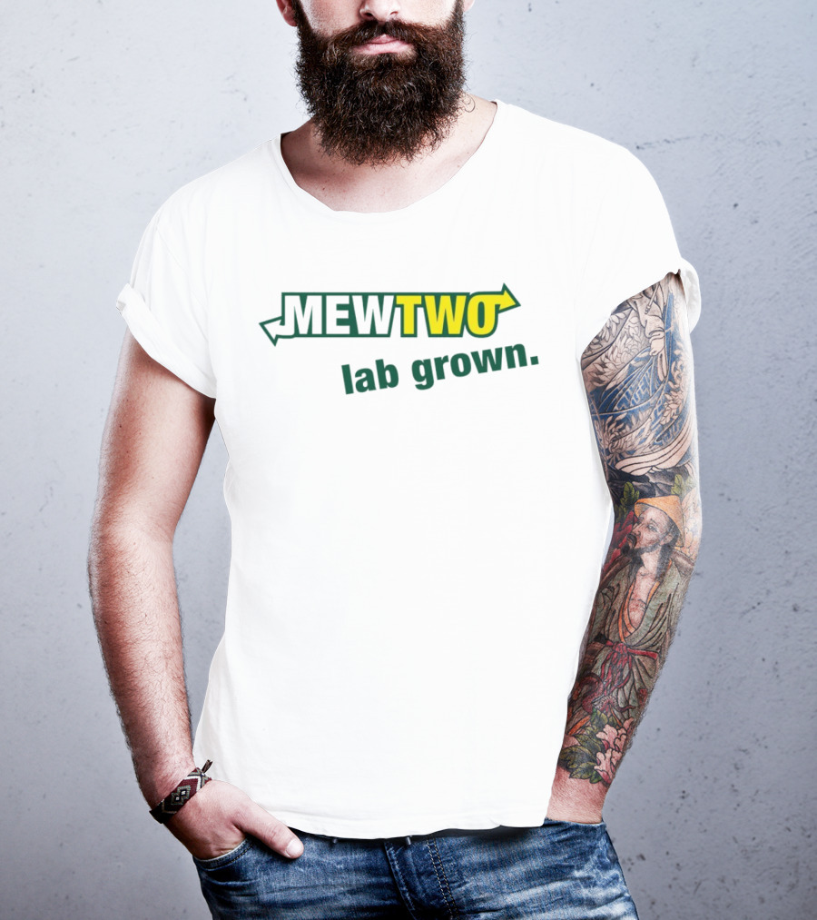 MEWTWO Lab Grown Arrows Text T-Shirt