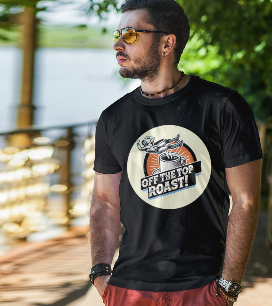 Off The Top Roast Coffee Wrestler T-Shirt