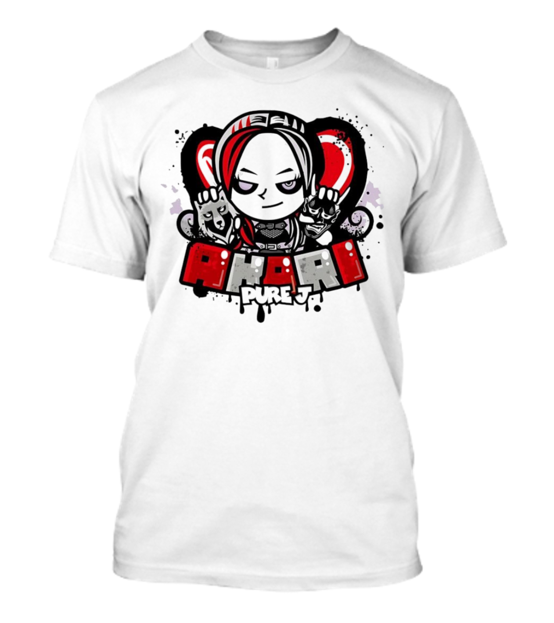 AKARI Pure J Graphic Character T-Shirt