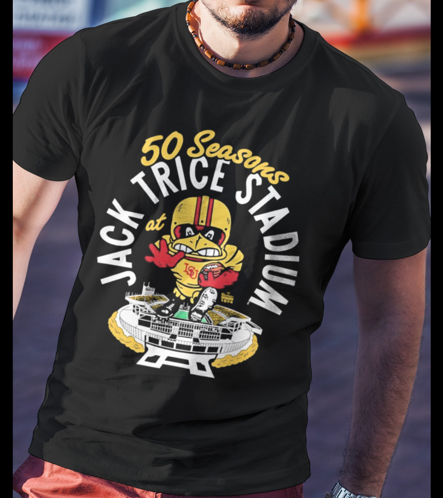 50 Seasons At Jack Trice Stadium Iowa State Cyclones Mascot T-Shirt