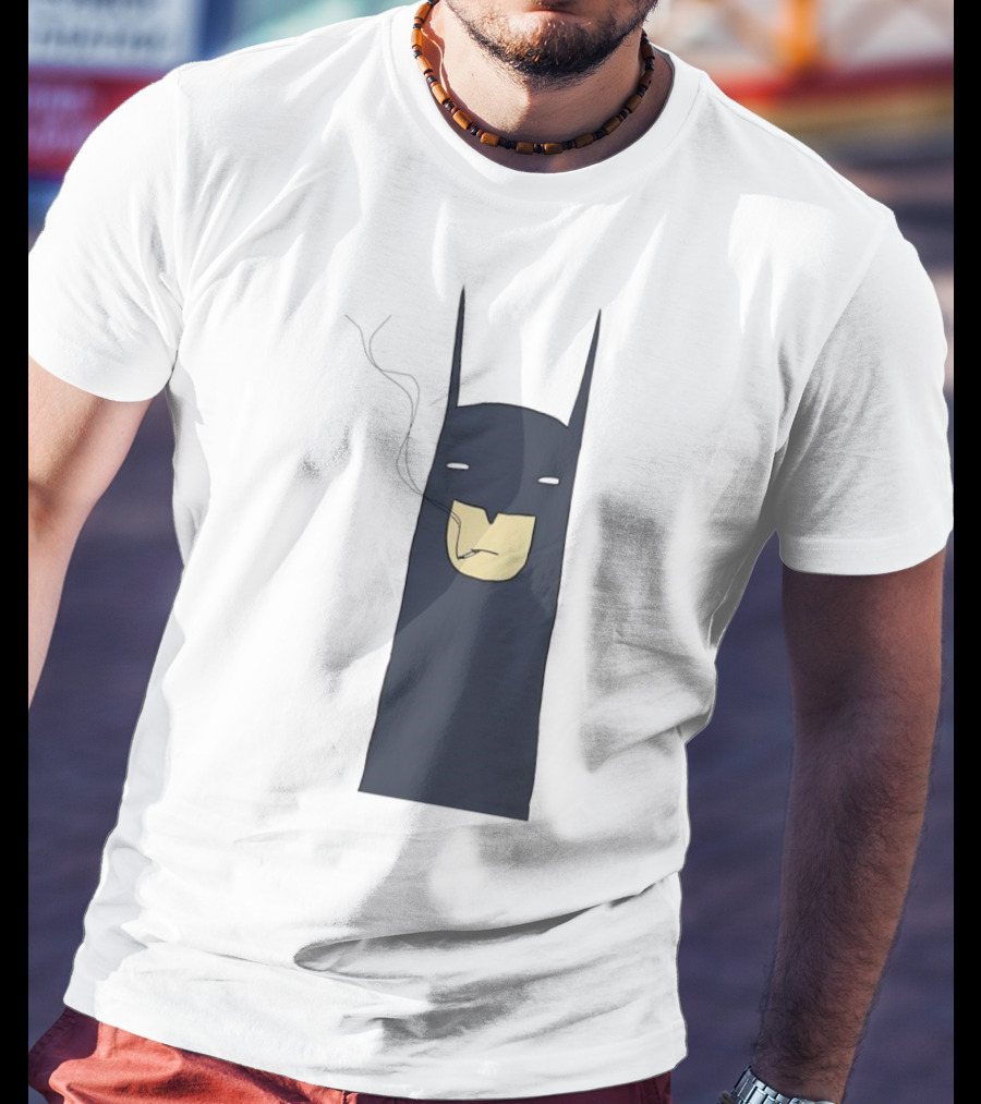Batman Smoking Cigarette Classic T-Shirt