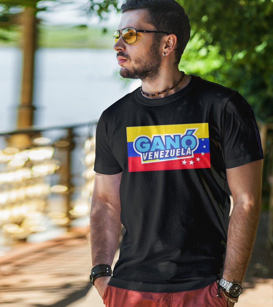 Ganó Venezuela Bandera Colores Estrellas T-Shirt