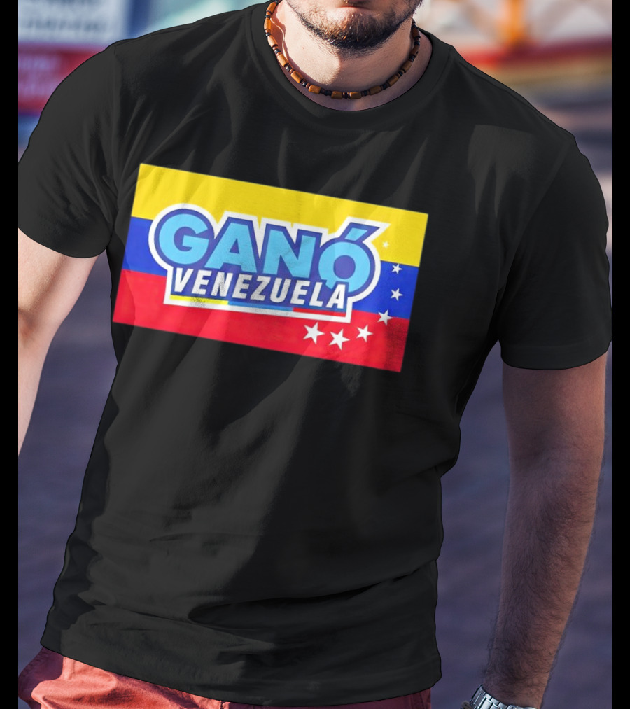 Ganó Venezuela Bandera Colores Estrellas T-Shirt