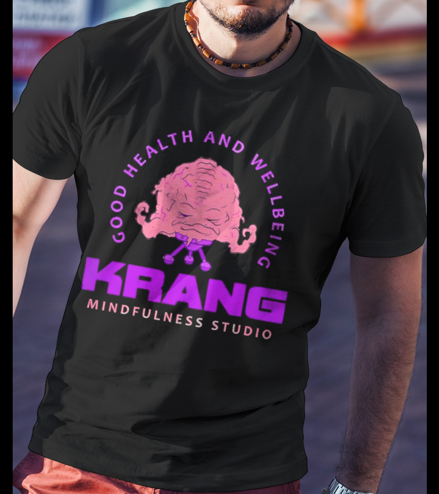 Good Health And Wellbeing Krang Mindfulness Studio Teenage Mutant Ninja Turtles T-Shirt