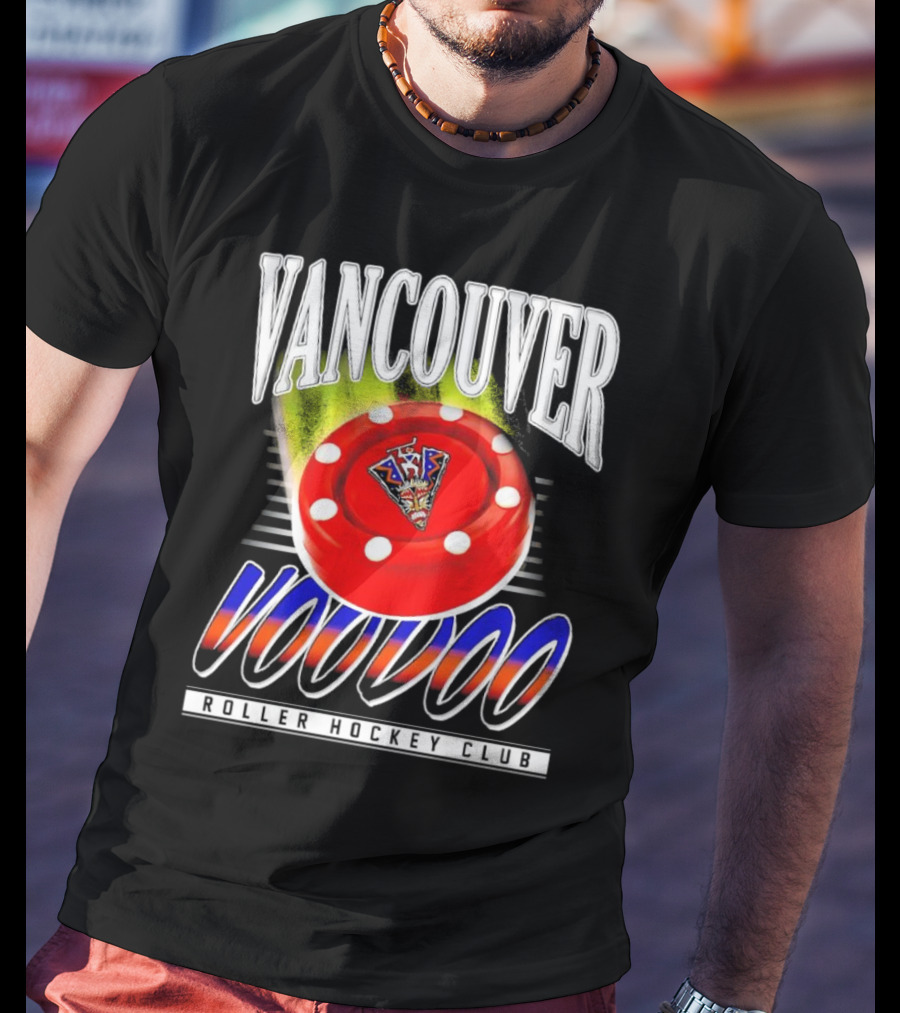 Vancouver Voodoo Roller Hockey Club Puck Logo Classic T-Shirt