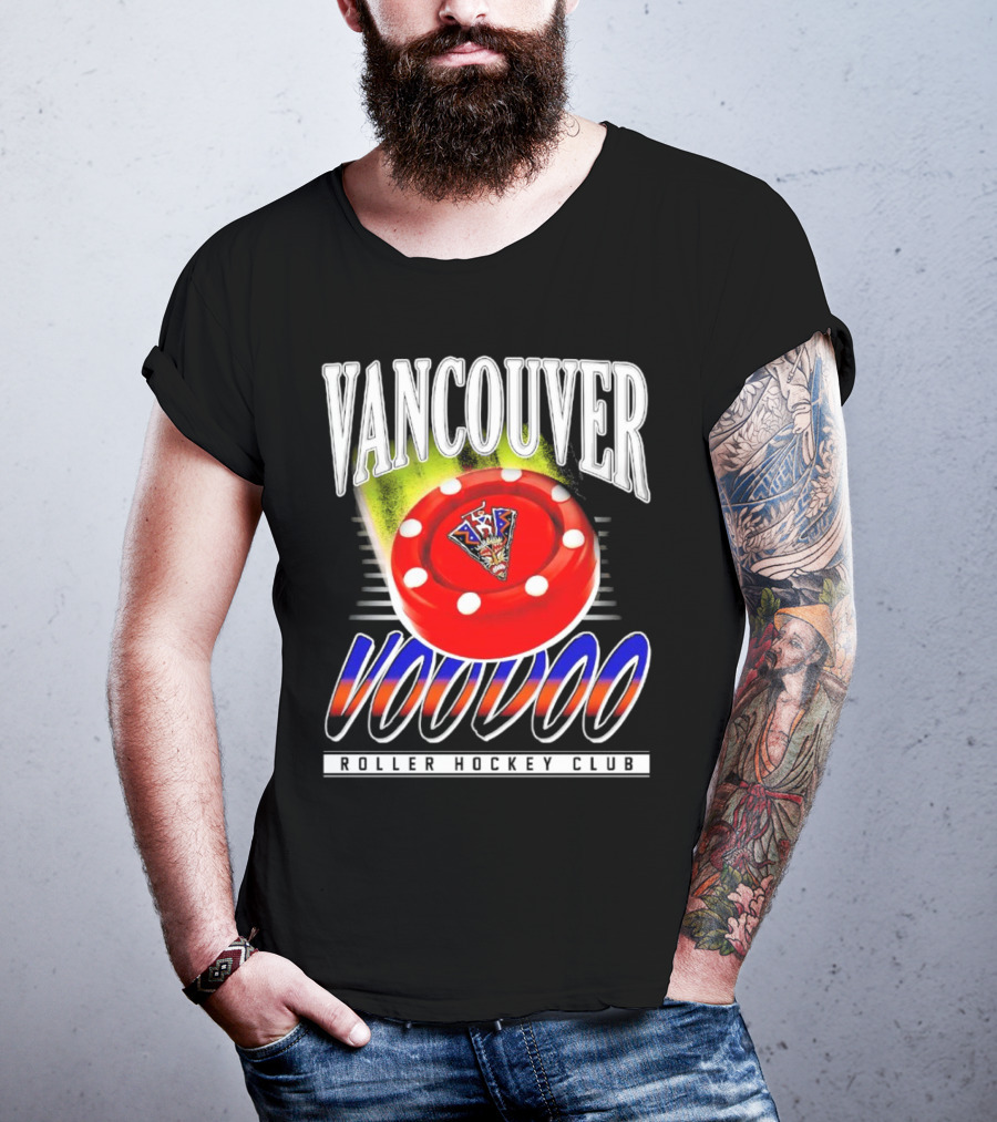Vancouver Voodoo Roller Hockey Club Puck Logo Classic T-Shirt