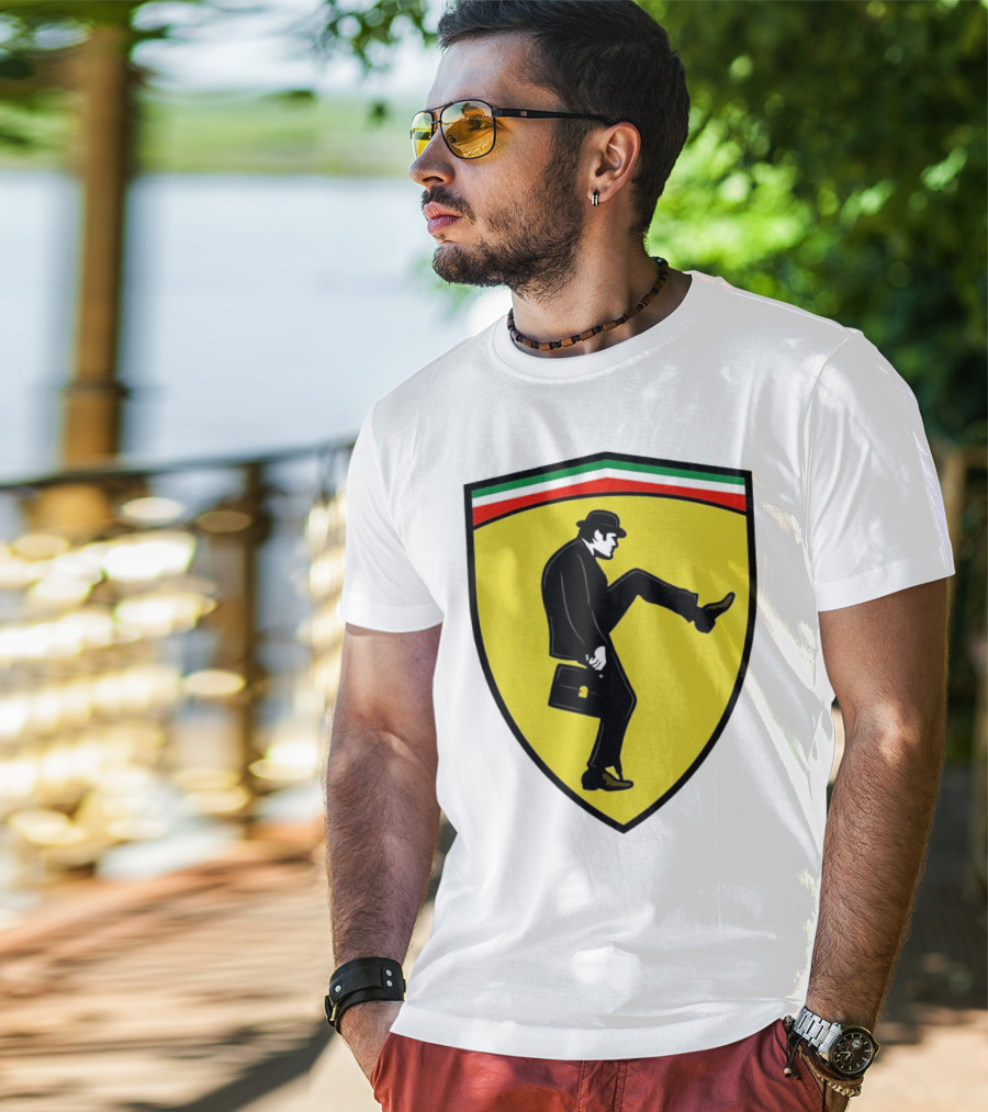 Ministry Of Silly Walks Monty Python Ferrari T-Shirt