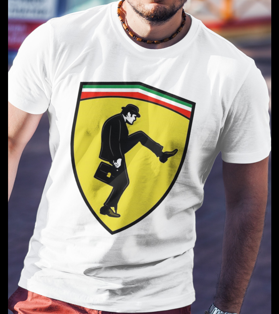 Ministry Of Silly Walks Monty Python Ferrari T-Shirt