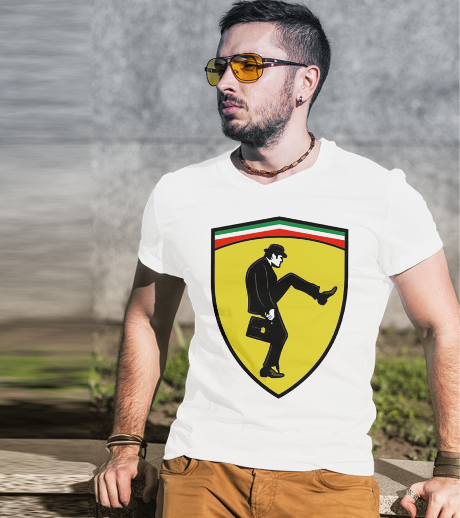 Ministry Of Silly Walks Monty Python Ferrari T-Shirt