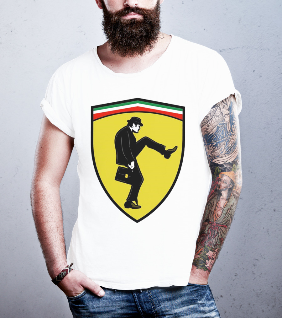 Ministry Of Silly Walks Monty Python Ferrari T-Shirt