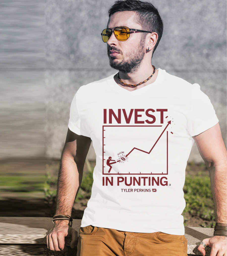 Tyler Perkins Invest In Punting Iowa State Cyclones Chart Football T-Shirt
