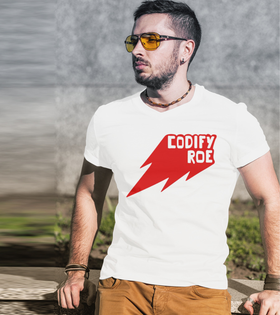 Codify Roe Red Lightning Bolt T-Shirt