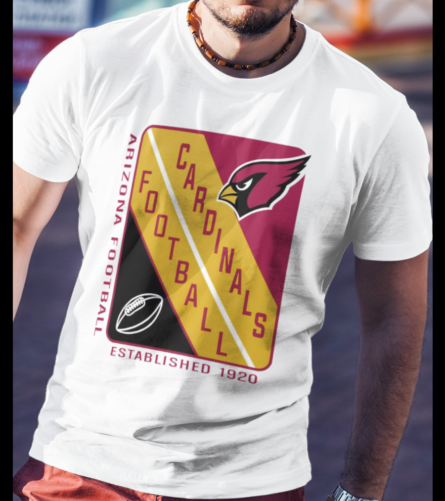 Arizona Cardinals Football Established 1920 Starter Shield T-Shirt