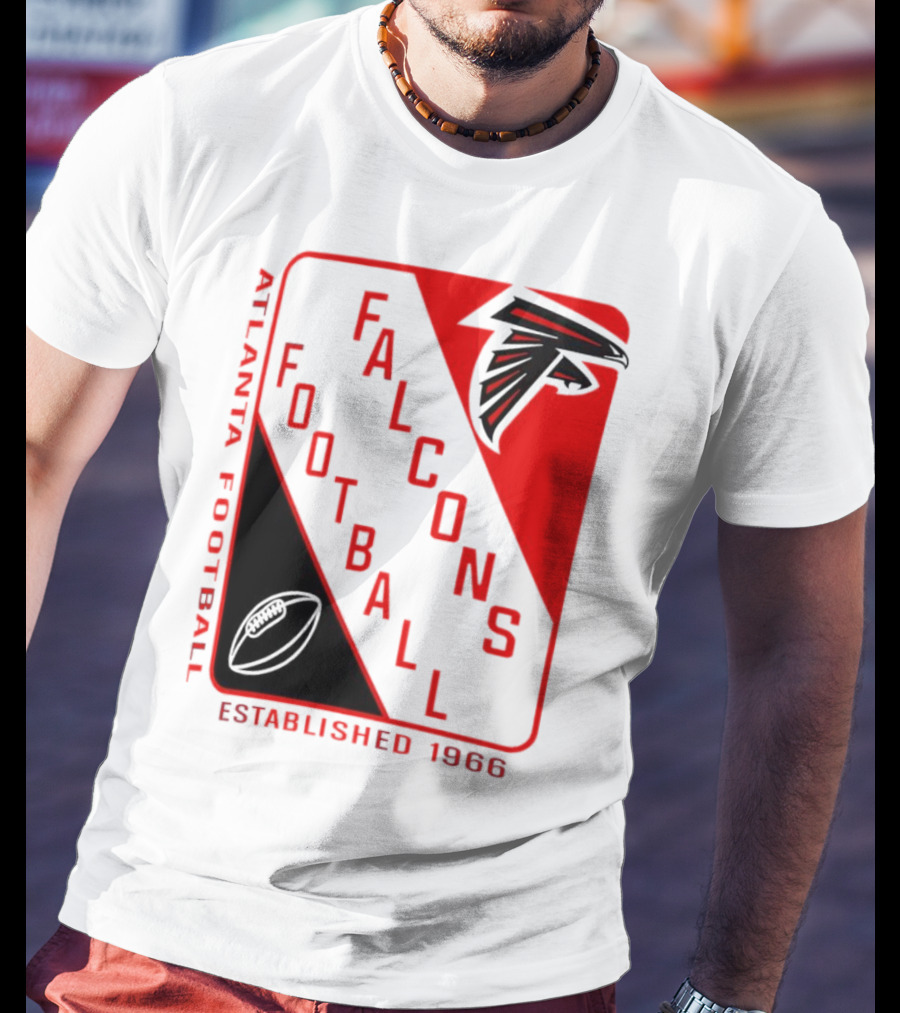 Atlanta Falcons Football Established 1966 Shield T-Shirt