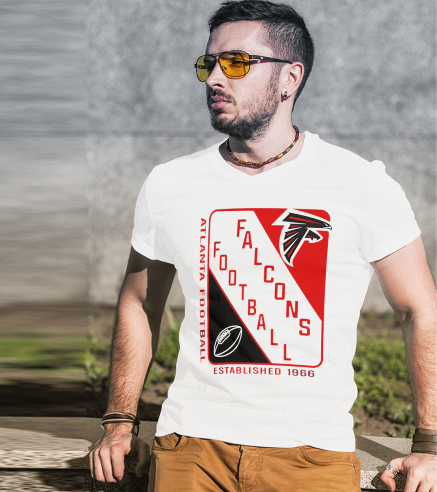Atlanta Falcons Football Established 1966 Shield T-Shirt