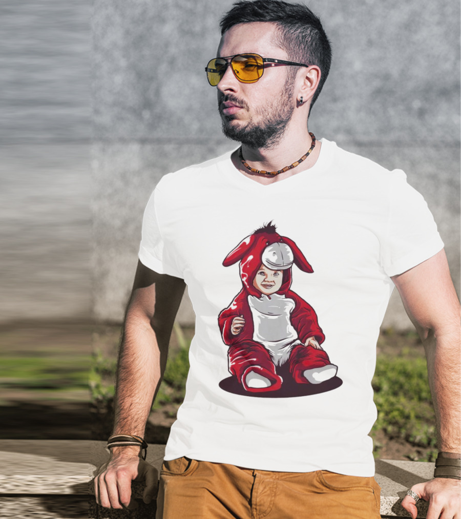 Baby Wear Horse Clothes In Red Costume T-Shirt