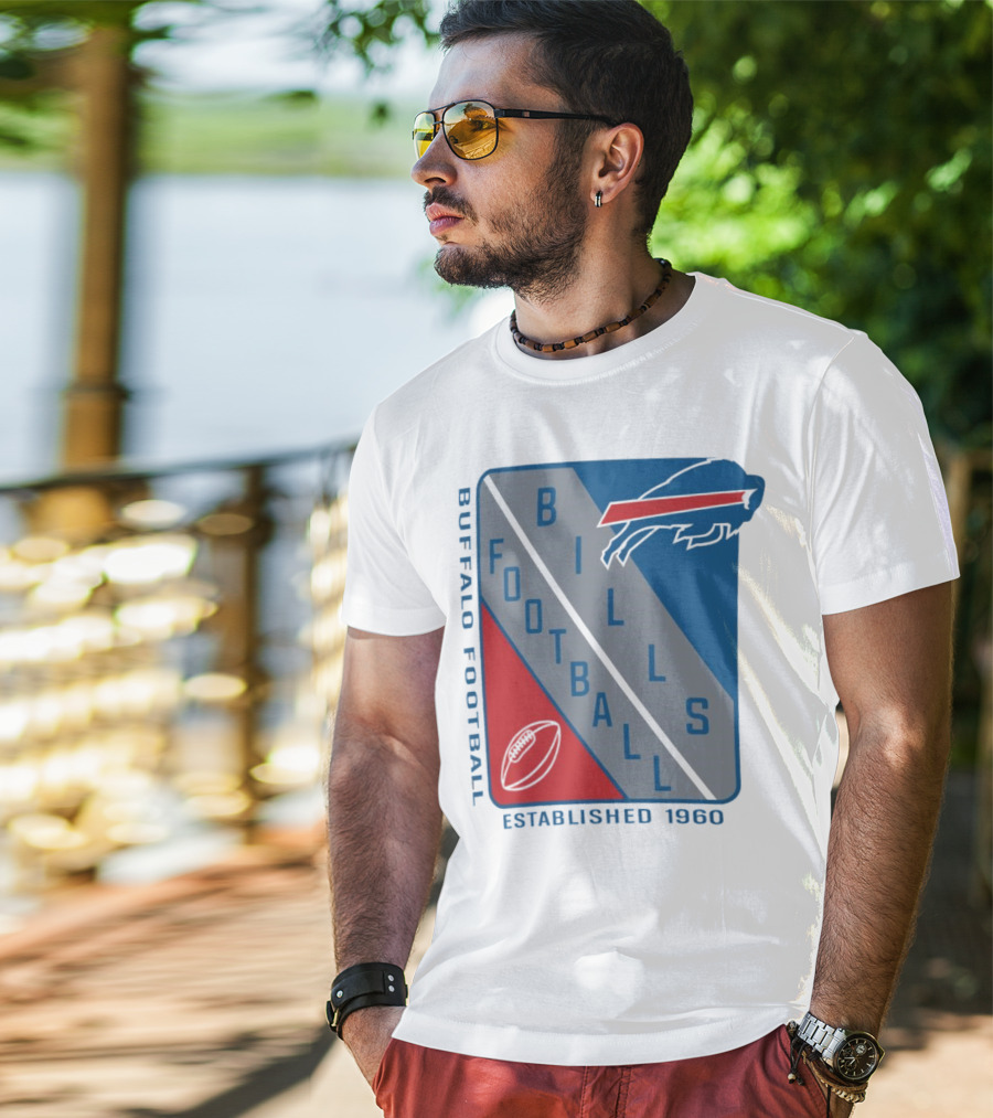 Buffalo Bills Football Established 1960 Shield T-Shirt