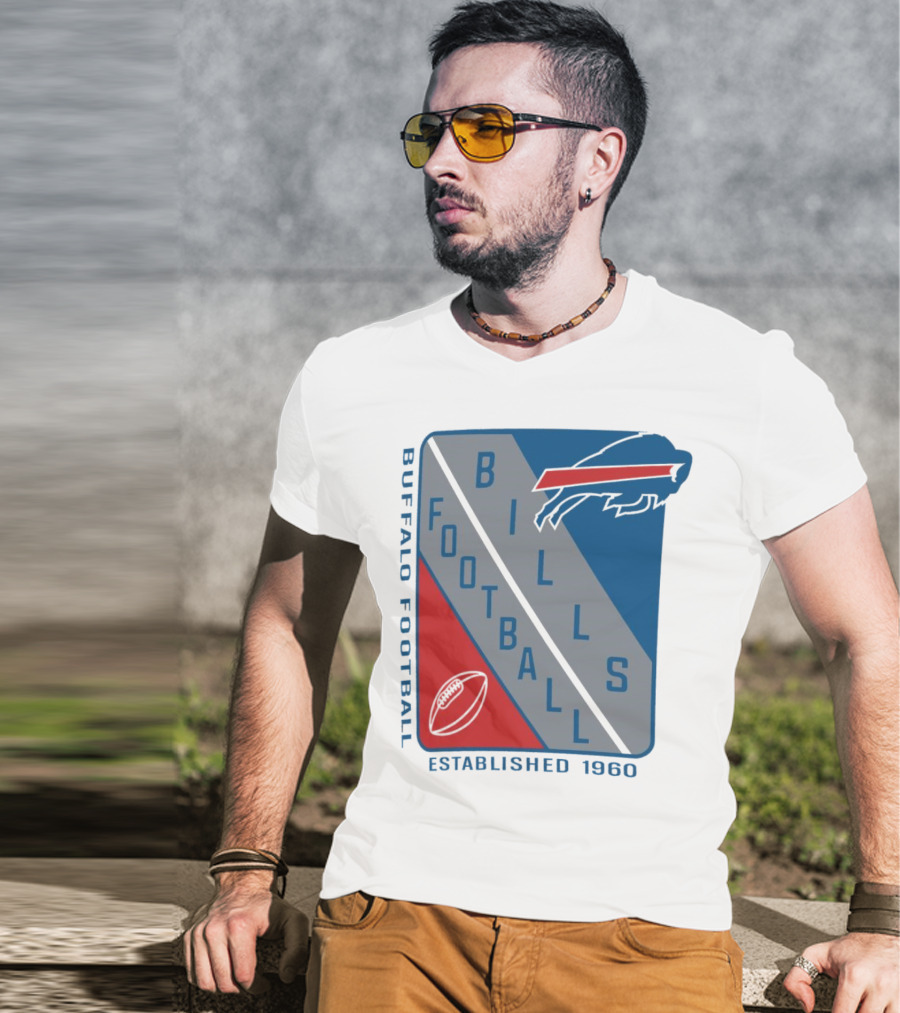 Buffalo Bills Football Established 1960 Shield T-Shirt
