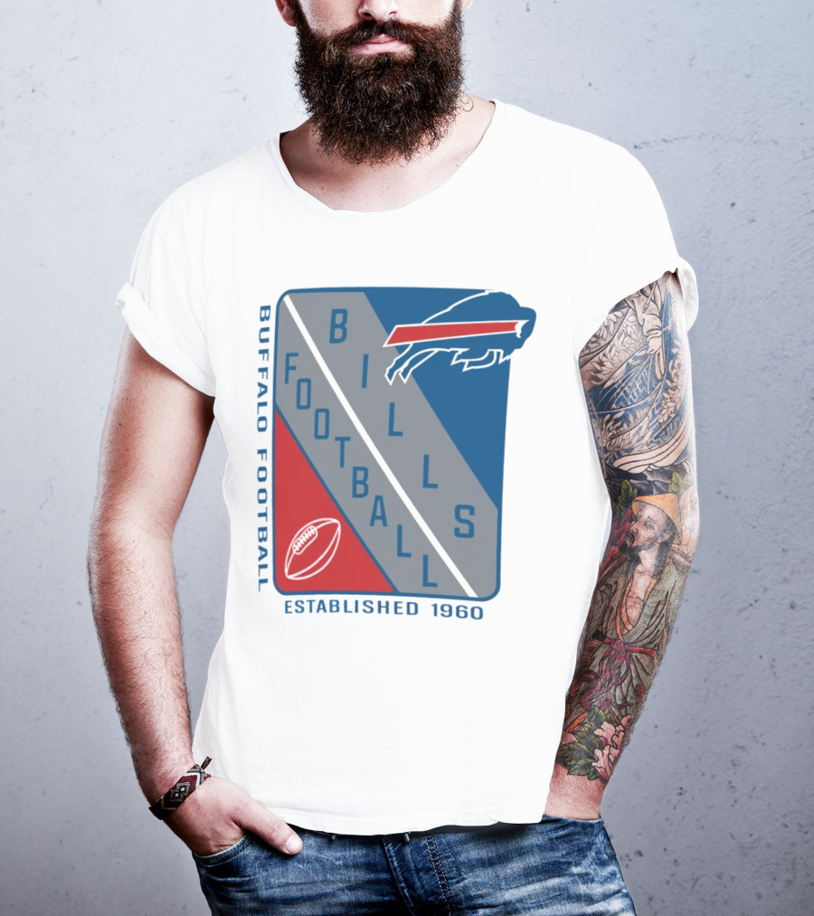 Buffalo Bills Football Established 1960 Shield T-Shirt