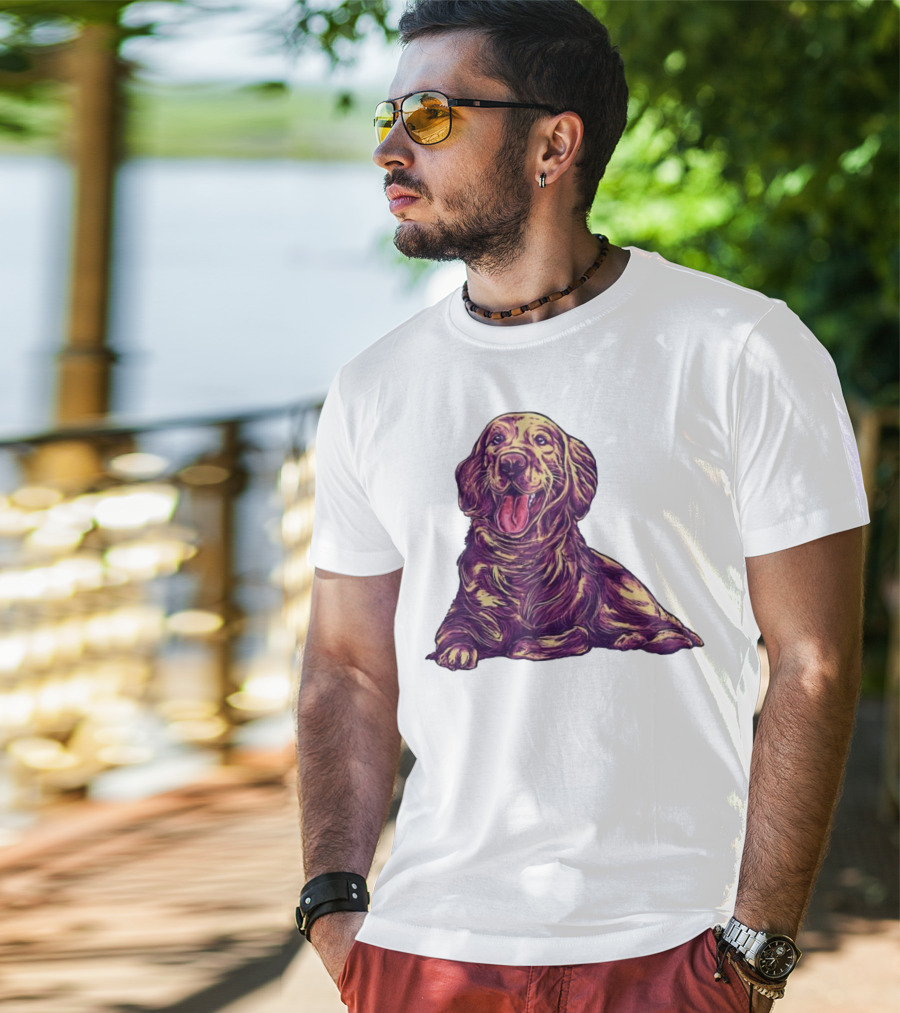 Golden Retriever Cute Dog T-Shirt