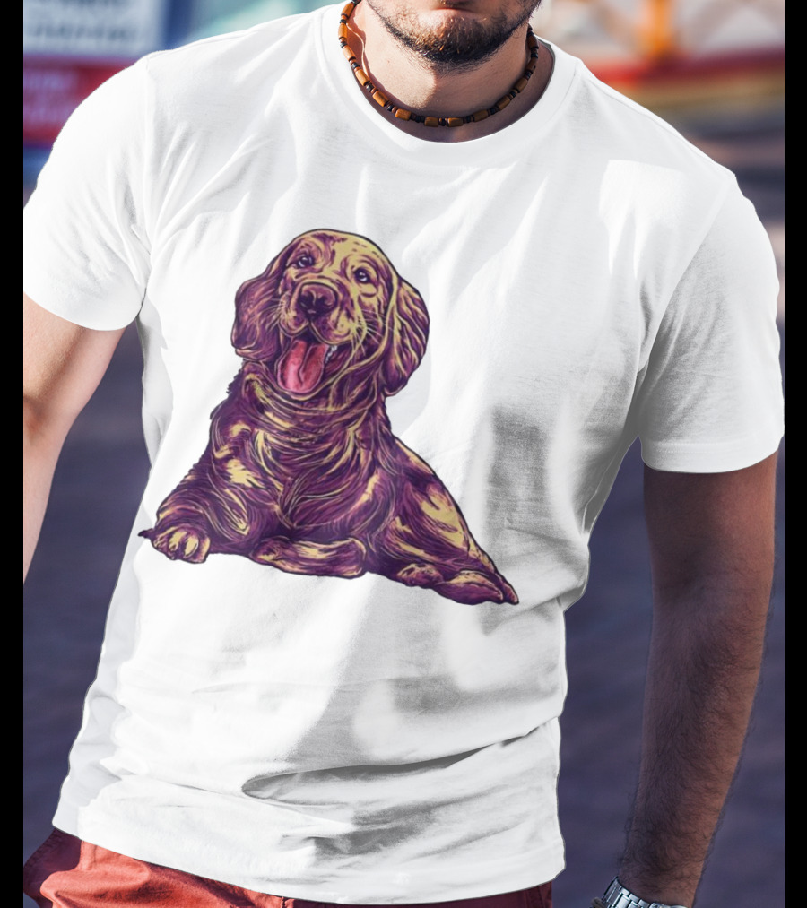 Golden Retriever Cute Dog T-Shirt