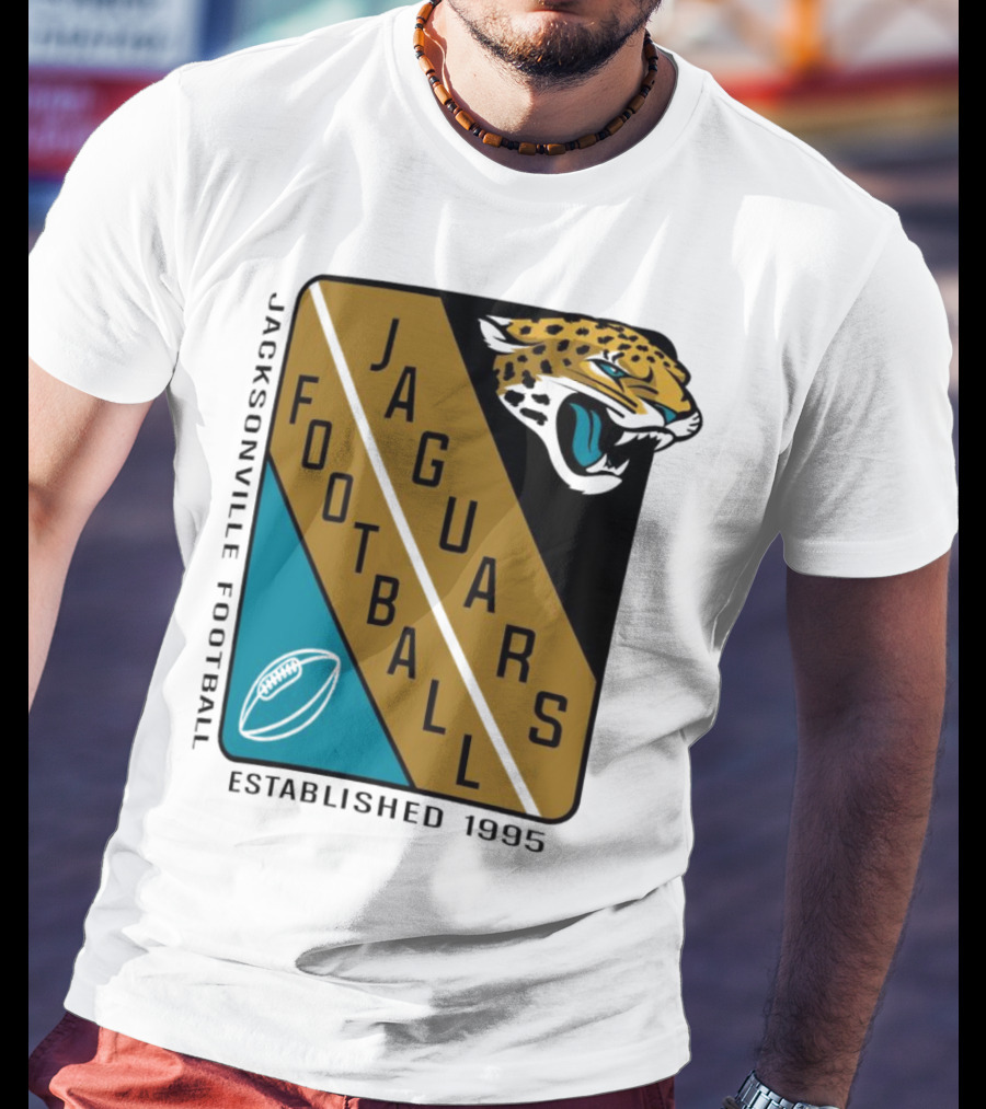 Jacksonville Jaguars Football Established 1995 Jaguars Football T-Shirt