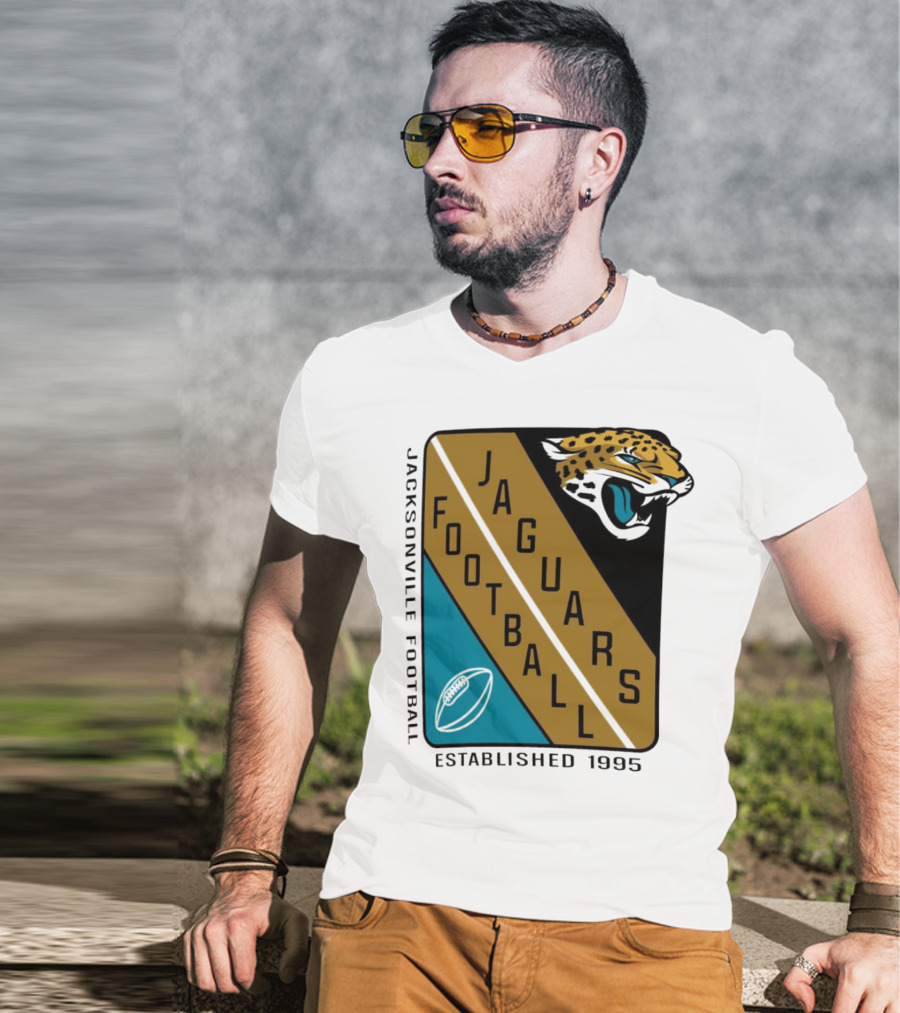 Jacksonville Jaguars Football Established 1995 Jaguars Football T-Shirt