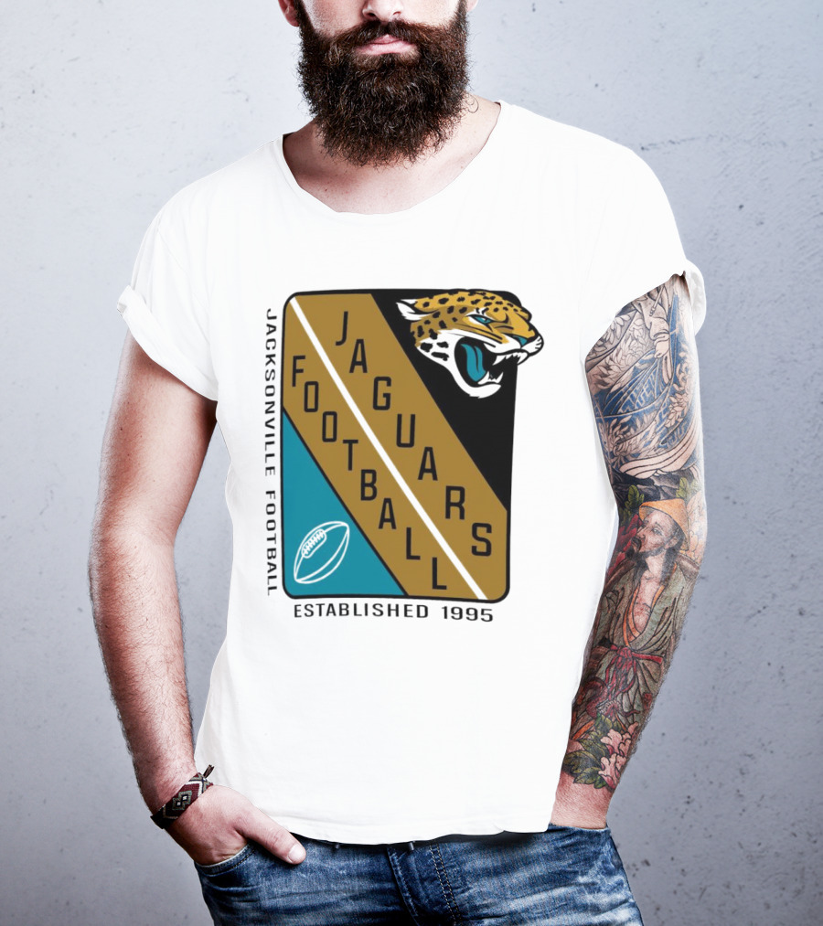 Jacksonville Jaguars Football Established 1995 Jaguars Football T-Shirt