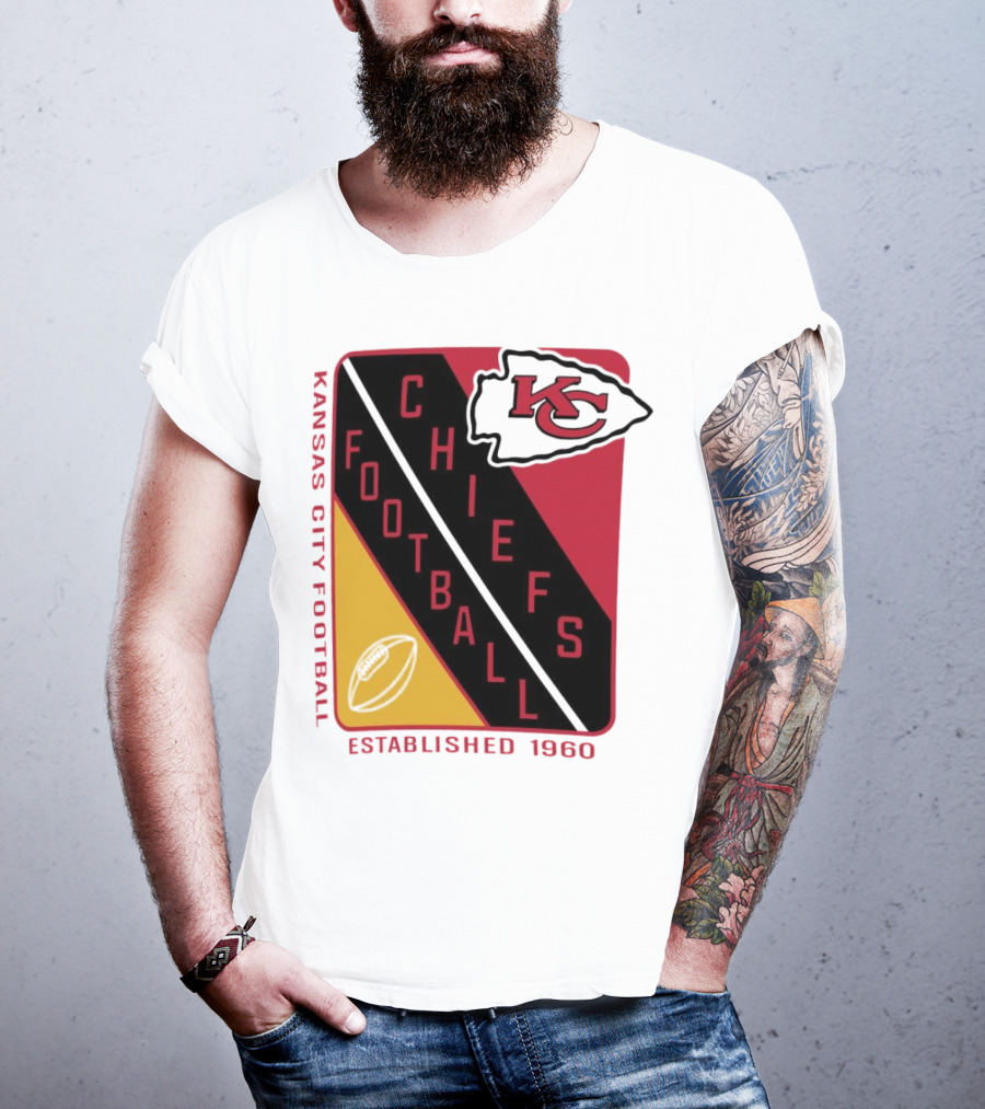 Kansas City Chiefs Football Established 1960 KC T-Shirt