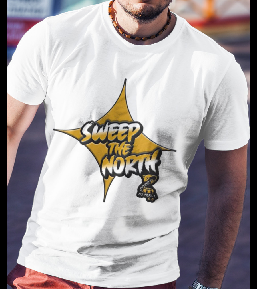 Pittsburgh Steelers Sweep The North 6-0 No Mercy Star T-Shirt