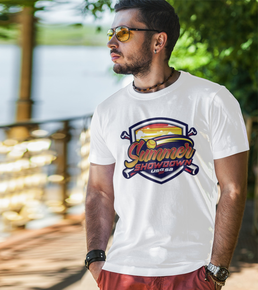 USSSA Summer Showdown Softball Sunset T-Shirt
